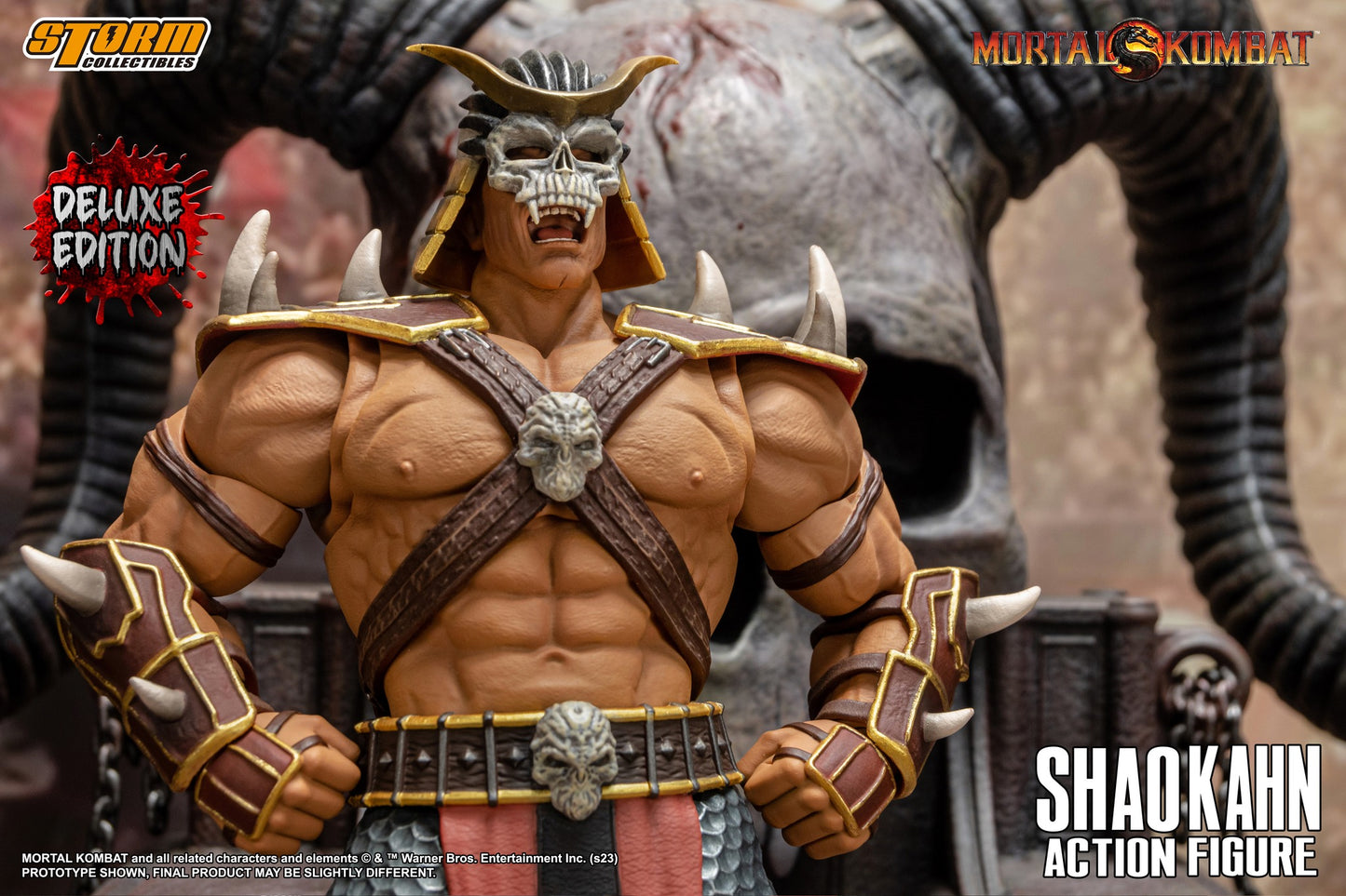 Storm Collectibles:  Shao Kahn Deluxe  "Mortal Kombat"