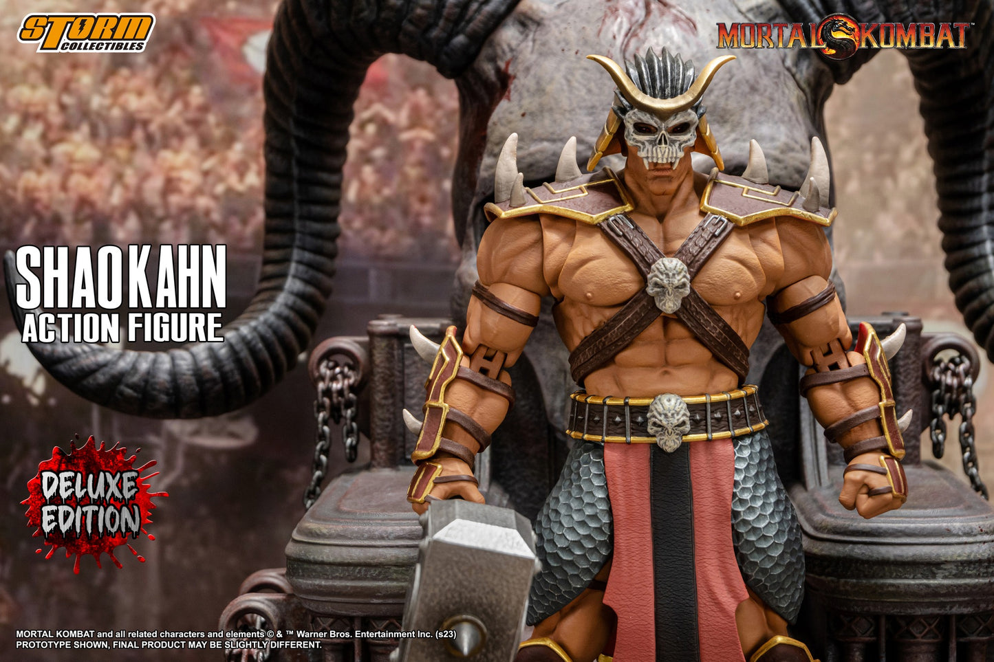 Storm Collectibles:  Shao Kahn Deluxe  "Mortal Kombat"