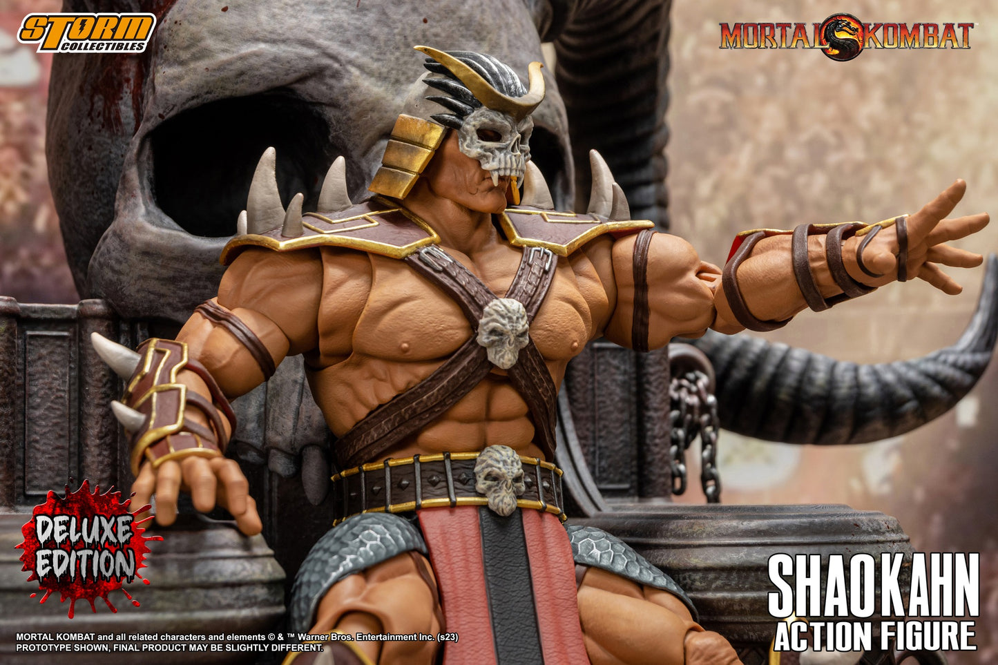 Storm Collectibles:  Shao Kahn Deluxe  "Mortal Kombat"