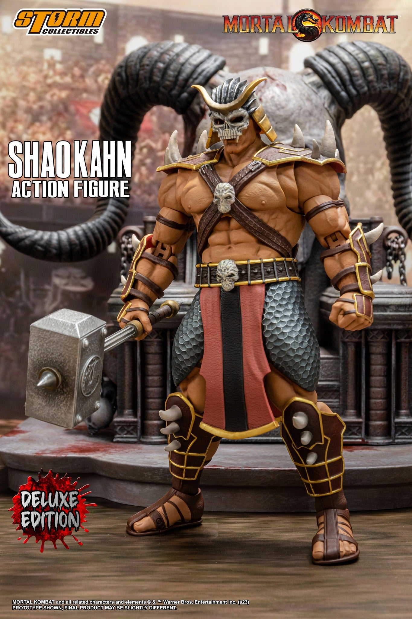 Storm Collectibles:  Shao Kahn Deluxe  "Mortal Kombat"