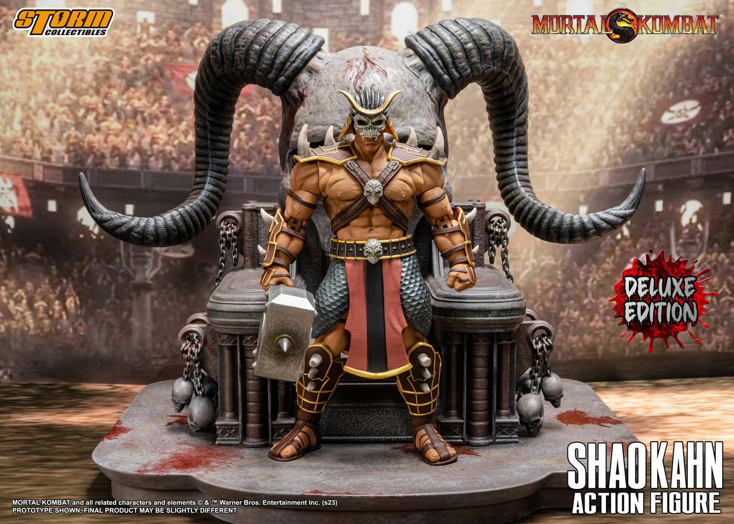 Storm Collectibles:  Shao Kahn Deluxe  "Mortal Kombat"