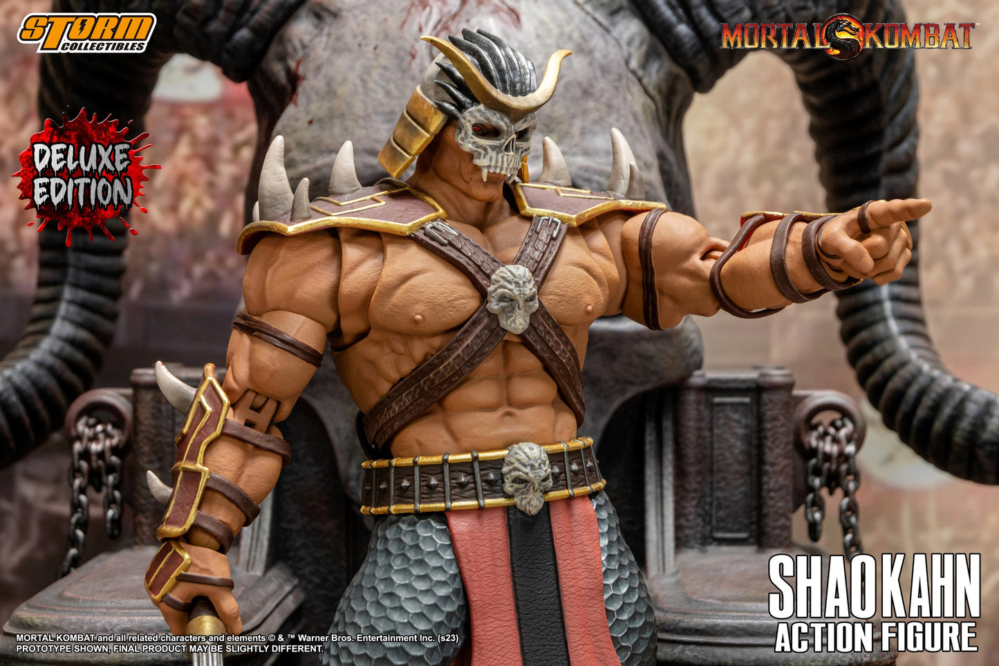 Storm Collectibles:  Shao Kahn Deluxe  "Mortal Kombat"