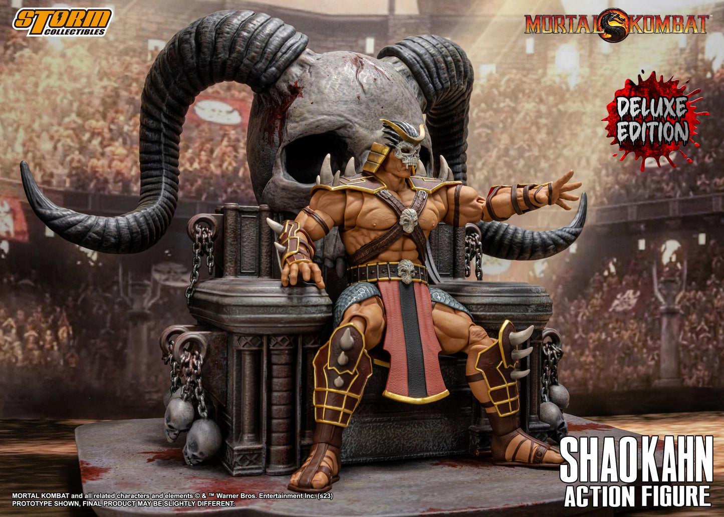 Storm Collectibles:  Shao Kahn Deluxe  "Mortal Kombat"