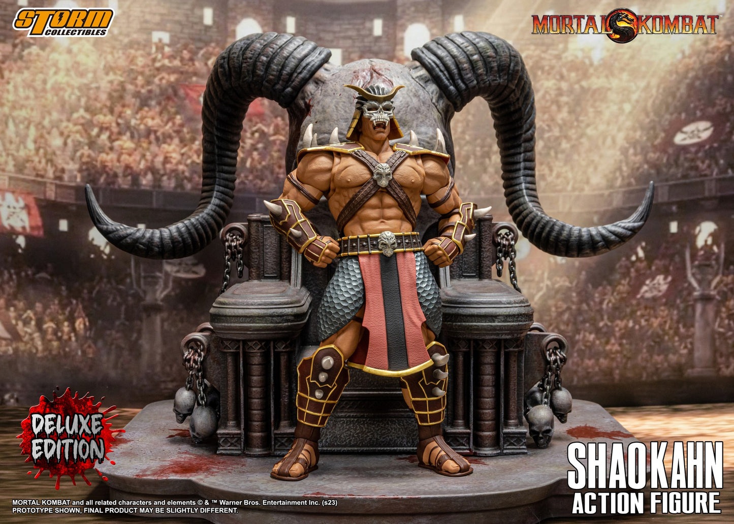 Storm Collectibles:  Shao Kahn Deluxe  "Mortal Kombat"